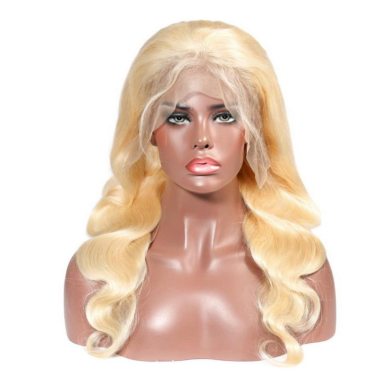 #613 #1B/613  Wig Body Wave Human Hair Full Lace Wig Frontal Lace Wig